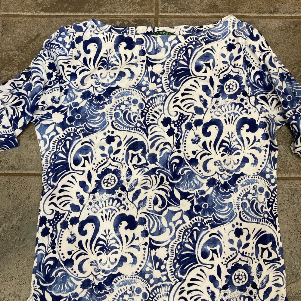 Ralph Lauren Paisley Top